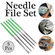5pcs Mini Needle File Set For Metal Jeweler Wood Carving Craft