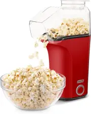 Hot Air Popcorn Popper Maker with Measuring Cup to Portion Popping Corn Kernels