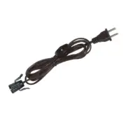 6 Ft. #18 SPT-1 White Cord, Switch, And Plug - SATCO-80-1782