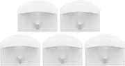 Wall HAT Rack Baseball HAT Hanger SELF Adhesive Hook Earphone Necklace Storage (White)