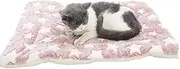 Cat Calming Blanket - Reversible Pet Bed Slipcover, Machine Dog Bed Protector | Flannel Soft and Dog Bed Cover with Cute Paw Prints, Portable and Easy Breathable Pet Bed Cover for Indoor Outdoor Use