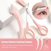 Trimmer Beauty Scissors Eyebrow Scissors Eyebrow Trimming Comb Eyebrow Scissors