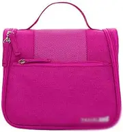 JSEIAJB Women Hanging Makeup Bag Polyester Travel Organizer Cosmetic Bag for Women Necessaries Make Up Case Wash Bag(D)