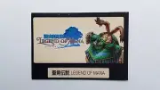 Combine/Free Shipping Legend of Mana Memory Card Sticker PlayStation 1 PS1 Japan