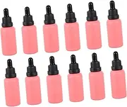 FOMIYES Pack Frosted Glass Essential Oil Dropper Bottles Travel Liquid Dispenser Made of Glass and Pp Material