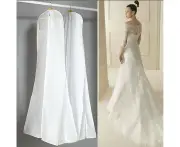 Breathable garment bag wedding dress wedding dress