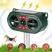 BTBHIHO Solar Cat Repellent Ultrasonic, Cat Repellent for Gardens with Usb Charging, IP54 Cat Deterrent for Garden, Five-Mode Outdoor Animal Repeller for Garden Camping Orchard Farm Rice Field
