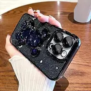 Quicksand Glitter Bear Phone Case for iPhone 14 Pro Max X Xs Max X 7 8 Plus Cute Plating Cases for iPhone 11 12 13 ProMax,BlackShanFen,for iPhone 13 ProMax