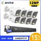 ANNKE 12MP PoE Security Camera System 8CH NVR Color Night Vision IP67 Waterproof