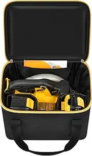 [Peciue] Universal Tool Bag for DEWALT 20V MAX Circular Saw DCS391B/DCS565B, for Makita XSS02Z 18V Sierra Circular, for Milwaukee M18 Skill Saw Blade & Battery & Charger - Case Only