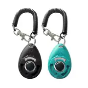 Pet Dog Training Clicker Aid Wrist Cat Puppy Button Click Trainer Obedience