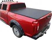 STIDPFZX 5.5FT Soft Roll Up Truck Bed Tonneau Cover Compatible for 2009-2024 F150 F-150 On Roof