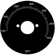 Vulcan Hart 824321 100° 450° Griddle Dial