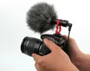 Perwin Cardioid Shotgun Microphone MIC for DSLR Camera Smartphone Camcorder