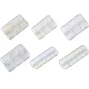 Nail Art Rhinestones Half Round Pearls Mixed Size White Round Flatback Pearls