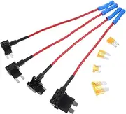 1 Set Automotive Replacement Fuse Holder Kit in Line Fuse Adapter for Cars Trucks and Boats Easy Installation for Enhanced Circuit Protection