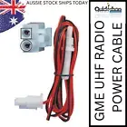 2 x GME CB Radio Power Lead Cable TX4500 TX3540 TX3100 XRS370C XRS330C