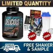 GIANT SPORTS DELICIOUS PROTEIN POWDER ELITE 2.27KG 5LBS WHEY POWDER WPC WPI @