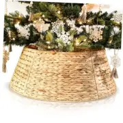 Beautiful Christmas Tree Collar - Authentic 28" Hyacinth Tree Ring - Easy to