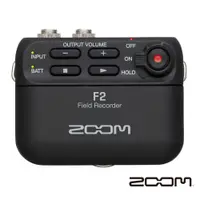 在飛比找PChome24h購物優惠-ZOOM F2 微型錄音機 + 領夾麥克風組 黑色 公司貨