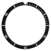 BEZEL INSERT FOR OMEGA SEAMASTER 120 166.0250 CALIBRE 1010 PLOPROF WATCH BLACK