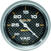 Auto Meter 4871 Carbon Fiber Electric Vacuum Gauge