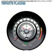 1968 Chevrolet Camaro Z28 / SS / 396 Tic Tock Tach Tachometer - 6000 RPM - New
