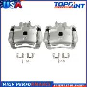 For 09-2014 NISSAN CUBE 12-2016 TIIDA w/ Bracket Set of 2 Front Brake Calipers (for: Nissan)