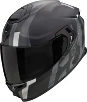 Scorpion EXO-GT SP Air Touradven Helmet, black-silver, Size 2XL for Men Black Silver