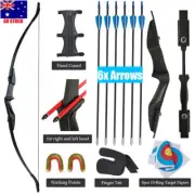 57" Archery Takedown Recurve Bow&Arrow Hunting Target for Youth Adult Beginner