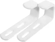 WATIIFUFU Bunk Bed Ladder Hooks Iron Bed Hardware Bracket Wall Mountable Stair Hook Space Saving Solution