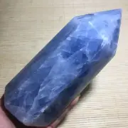 1335g Natural celestite quartz crystal Healing Energy Stone Pointed Tower k488