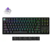 Keychron K8 HE Wireless Magnetic Switch Standard Edition Black Custom Keyboard - Gateron Double-Rail Nebula Switch [KBKCK8HJ1]