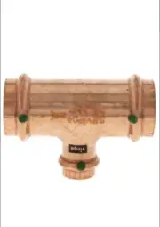 VIEGA 22313 COPPER PROPRESS XL TEE, 3" x 3" x 1-1/4"