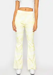 [Another Girl] Lemon Psychedelic Flare Pants