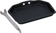 AB Tools 11" Metal Ashpan Ash Pan Tray for 16" Fireplace & Handle Open Fire Carrier Coal
