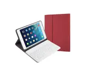 Keyboard Case with Detachable Magnetic Bluetooth Keyboard and Pencil Holder for iPad 9.7/10.2/10.5 - Red