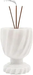 Radicaln Marble Versatile Cup Incense Holder White 11.43 CM Handmade Incense Holder for Sticks - Modern Incense Burner Holder - Ashtrays Indoor - Incense-Stick