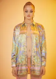 [HOROSCOPEZ] Not Ur Average Gold Digger Satin Top