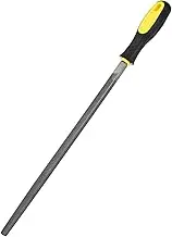 uxcell Square Metal File 12 Inch, High Carbon Steel File Diamond File Hand File W PVC Grip Handle for Wood/Metal/Ceramic/Glass/Stone/Jewelry/Tile/Model/DIY/Sharpening File