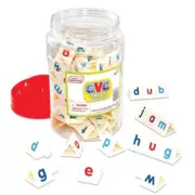 CVC Tri-Blocks Junior Learning Spelling Word Sounds Phonemic Awareness Words