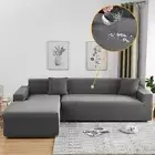 Elastic Waterproof Sofa Cover Plain Color Stretch Sofa Covers Couch Cover