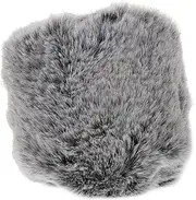QUMIIRITY Microphone Wind Cover Easy Install Windscreen for Noise Reduction Plush Shield for Stage Use Compatible with Sennheiser Microphones Grey