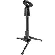 Ultimate Support JS-MMS1 Mini Desktop Tripod Mic Stand w/ Mic Clip, New!