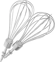 ABOOFAN Efficient Egg Mixing 2pcs Electric Egg Beater Heads Stainless Steel Whisks for Hand Mixers for Baking Cooking