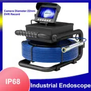 Pipe Inspection Video Camera Drain Sewer Pipeline Endoscope 4.3inch Monitor 16GB