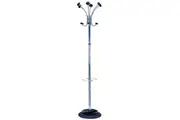 Alba Chromy Coat Rack Jacket Umbrella Hats Cap Chrome