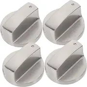 COHEALI 4Pcs Gas Stove Knobs Replacement Rotary Switches for Cooktops Compatible with Shaft for Home Restaurant Kitchen Use