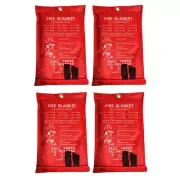 2X(Emergency Fire Blanket, Fire Blanket, Fire Suppression Blanket for6958