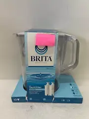 Brita Large 10-Cup Water Filter Pitcher-2 Filters Champlain white smart filter